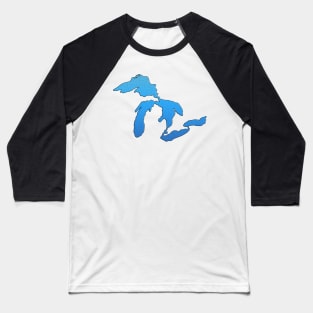 Outline of the Great Lakes Baseball T-Shirt